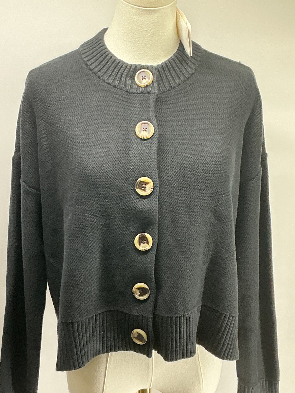 100% Organic Cotton Cropped Cardigan